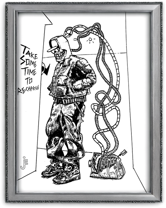 "RECHARGE" PRINT (2023).