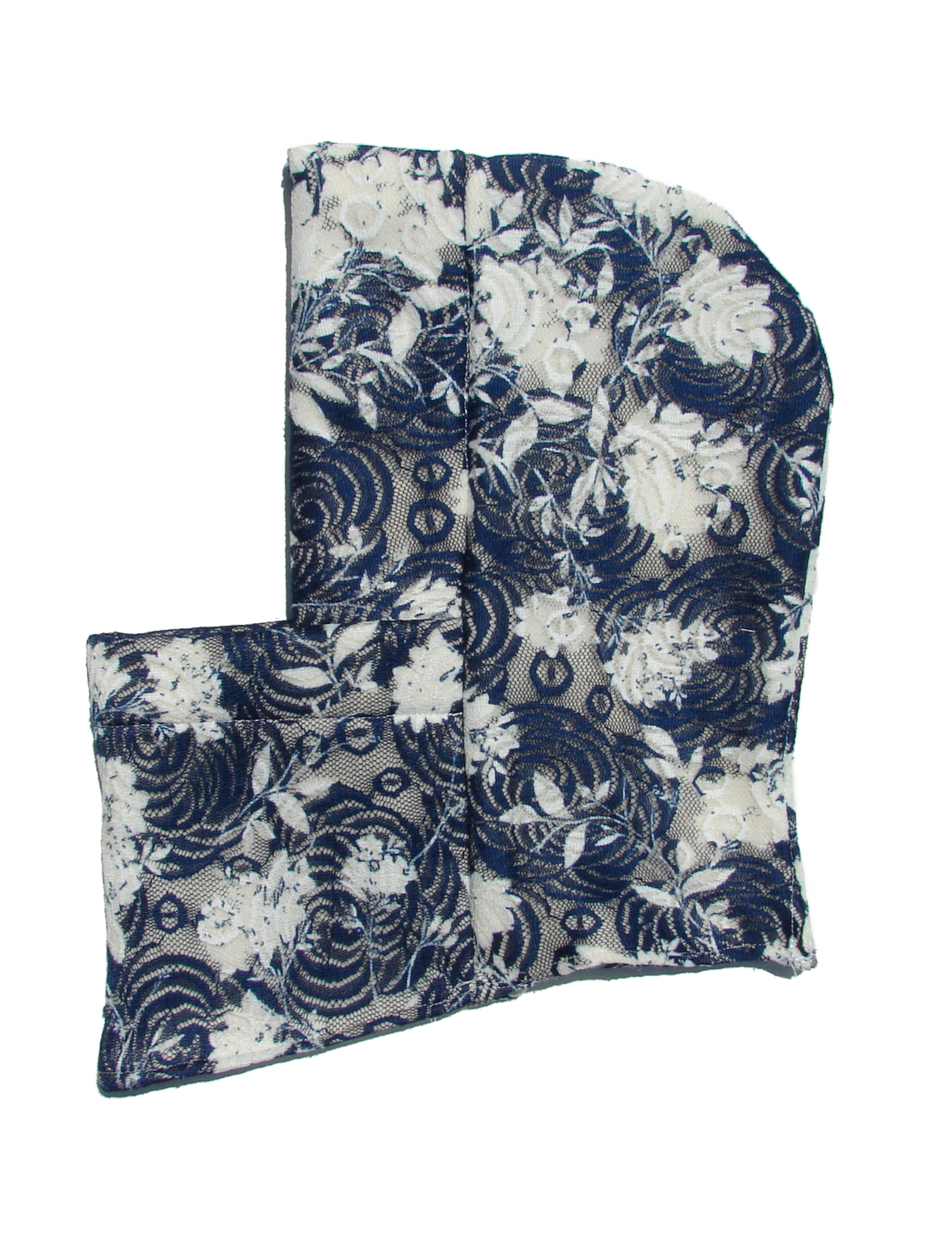 VILLAIN FLORAL LACE HOOD