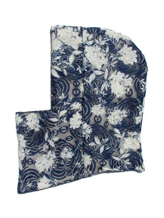 VILLAIN FLORAL LACE HOOD