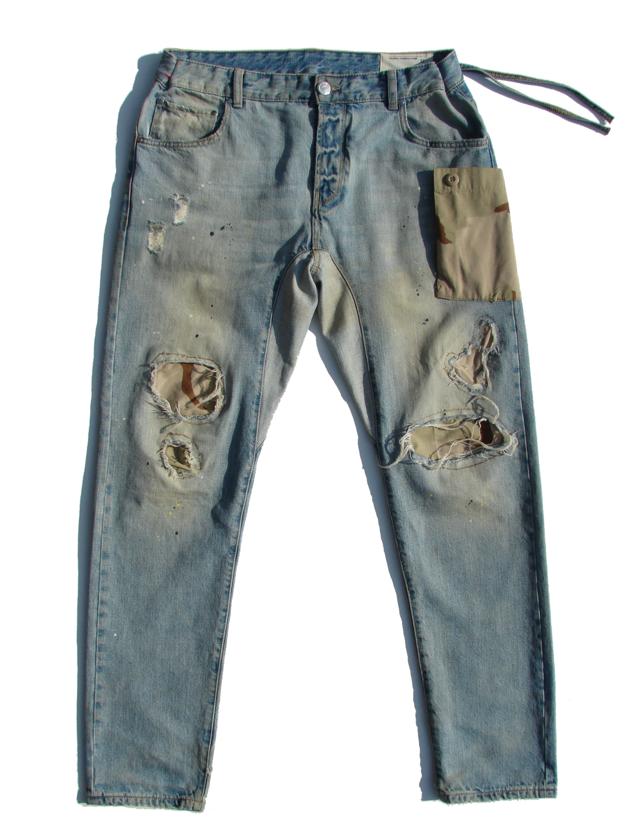 VILLAIN X KITH MILITARY CAMO JEANS