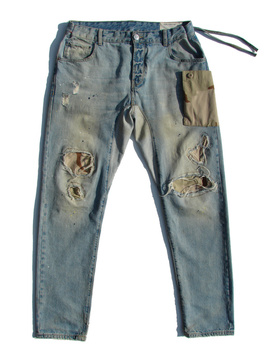 VILLAIN X KITH MILITARY CAMO JEANS